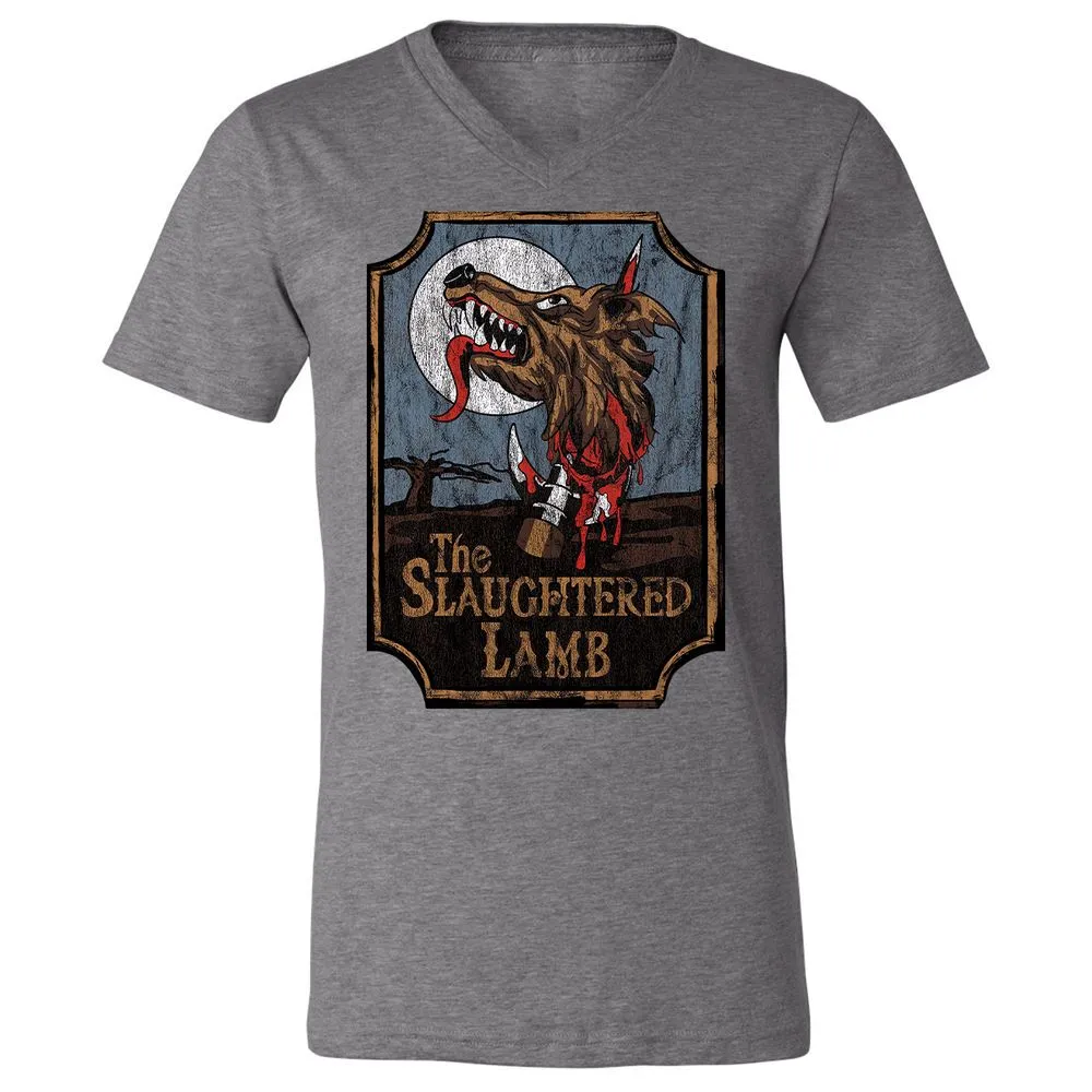 Unisex V-Neck T-Shirt - DLWPCGS2 - Deep Heather - 13
