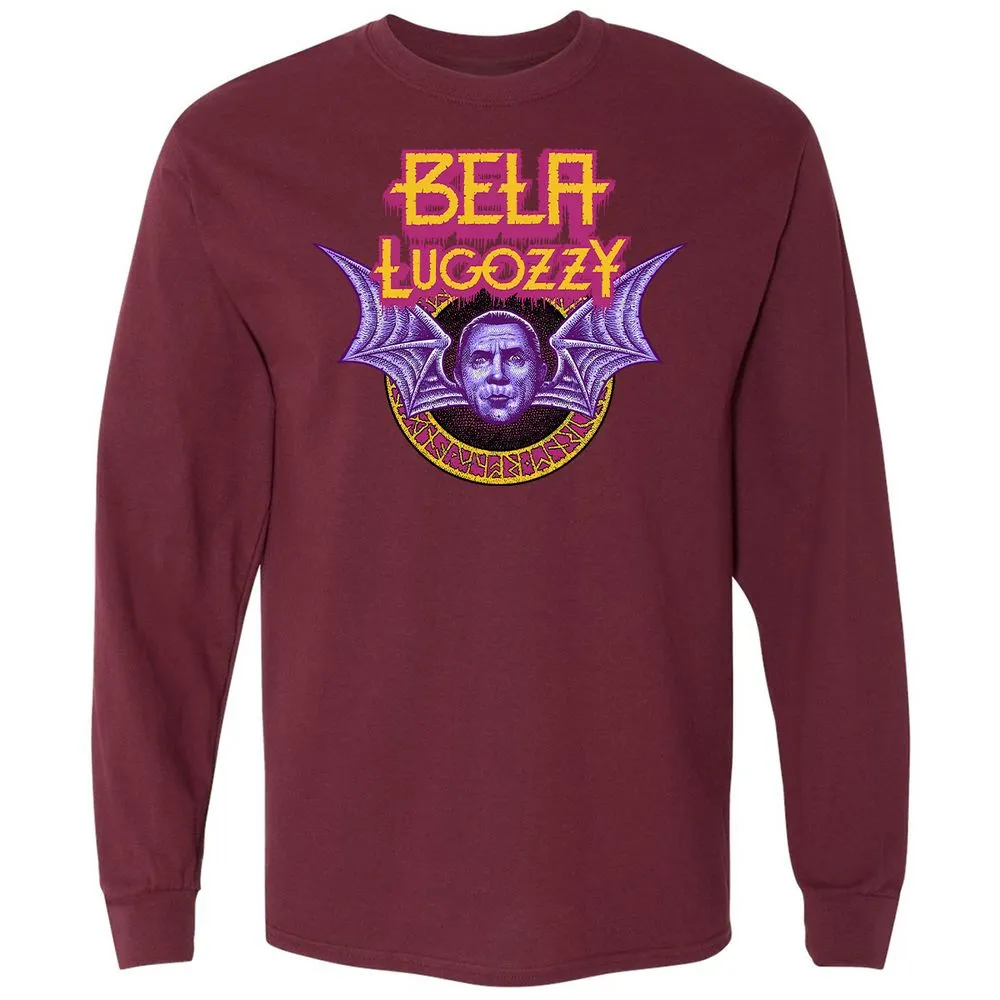 Long Sleeve T-Shirt - 6R8ZKXF4 - Maroon - 11