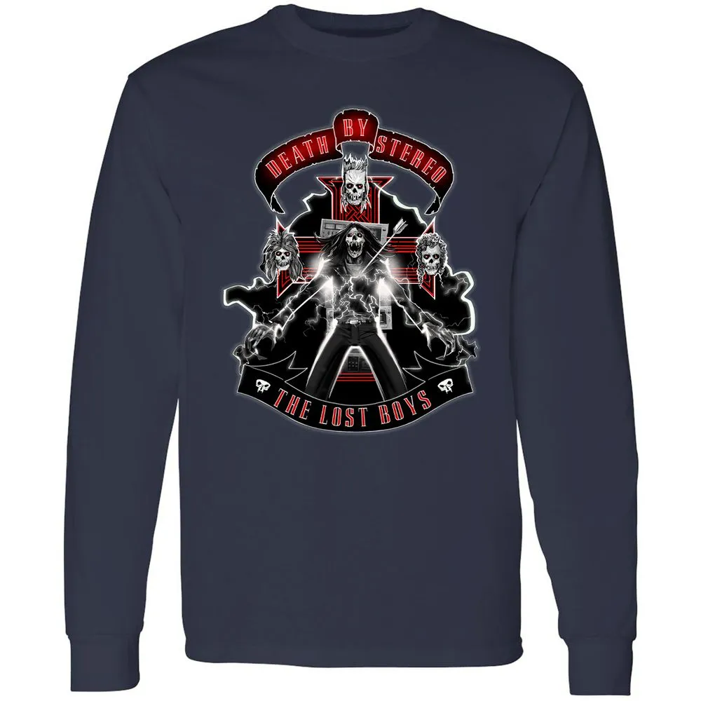 Long Sleeve T-Shirt - DLJYCZBD - Navy - 2