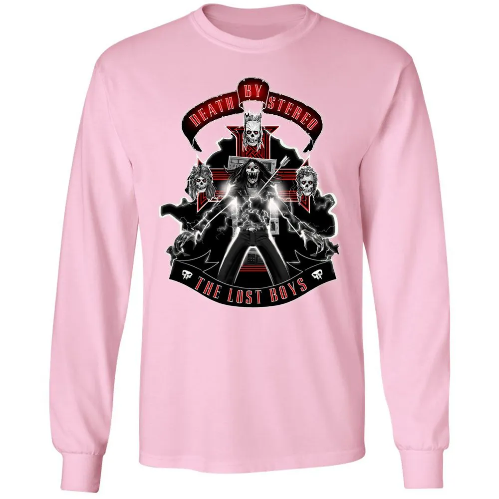 Long Sleeve T-Shirt - DLJYCZBD - Light Pink - 3