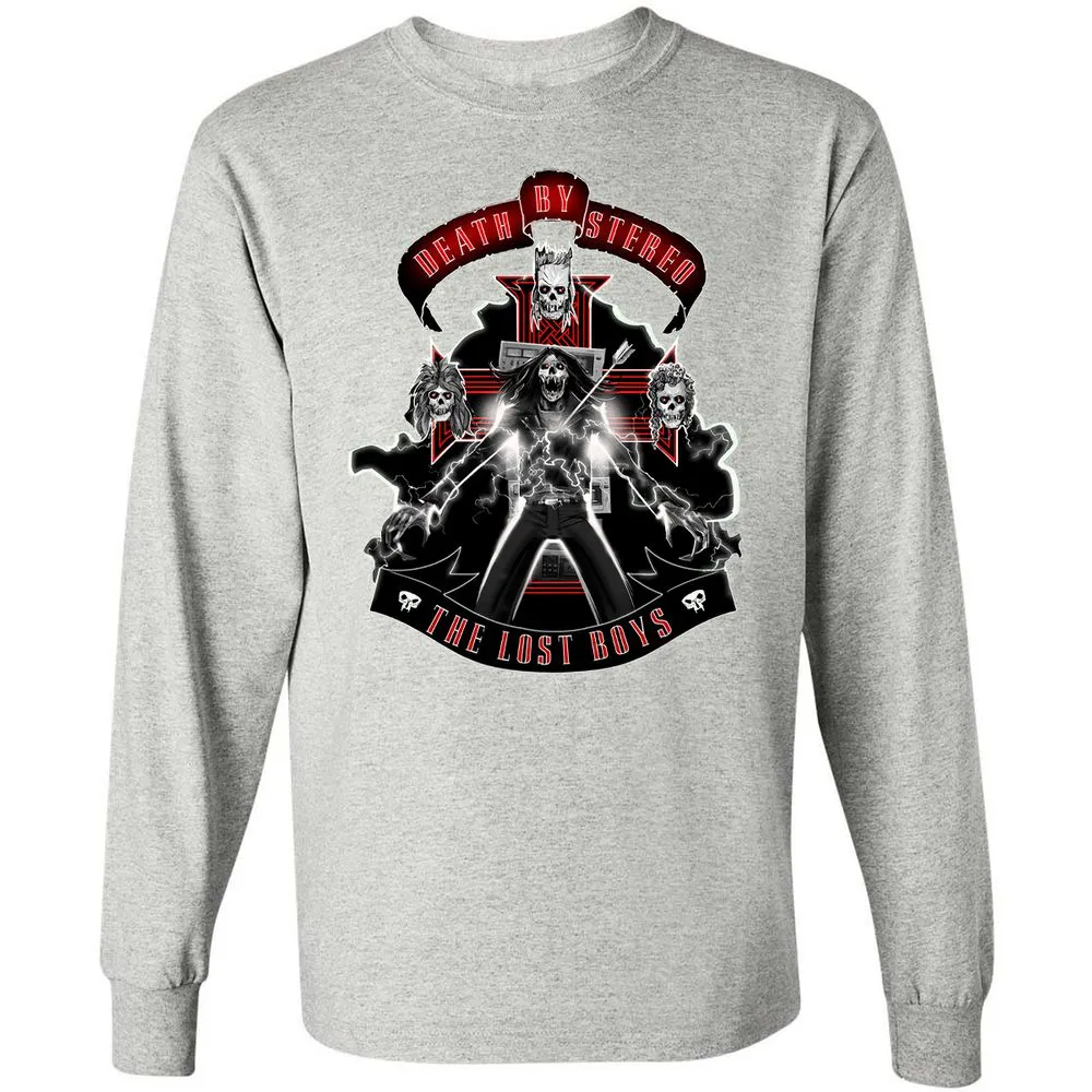 Long Sleeve T-Shirt - DLJYCZBD - Ash - 7