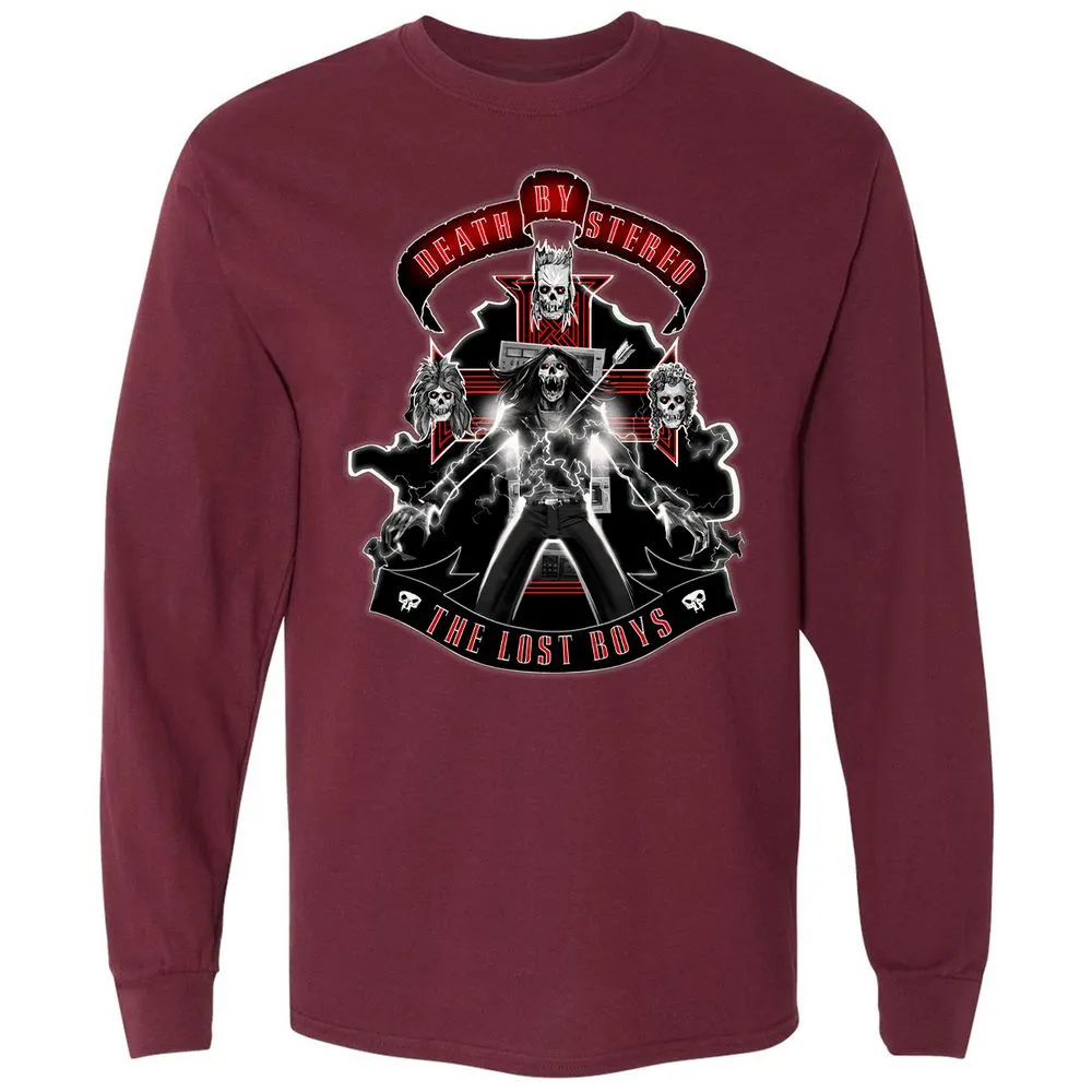 Long Sleeve T-Shirt - DLJYCZBD - Maroon - 11