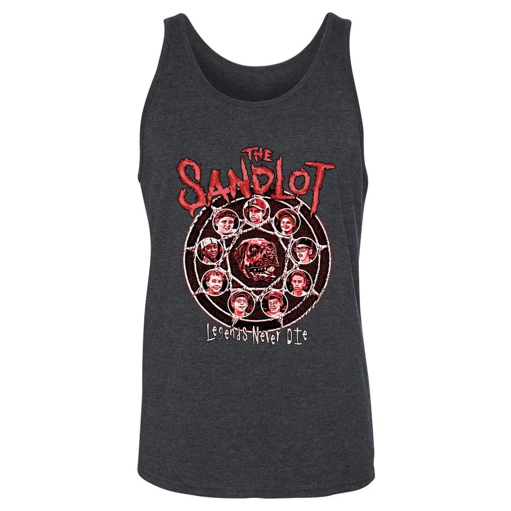 Unisex Jersey Tank - DJSHL549 - Dark Grey Heather - 6