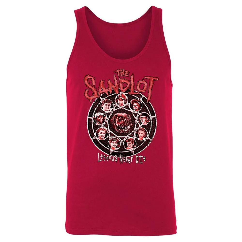Unisex Jersey Tank - DJSHL549 - Red - 11