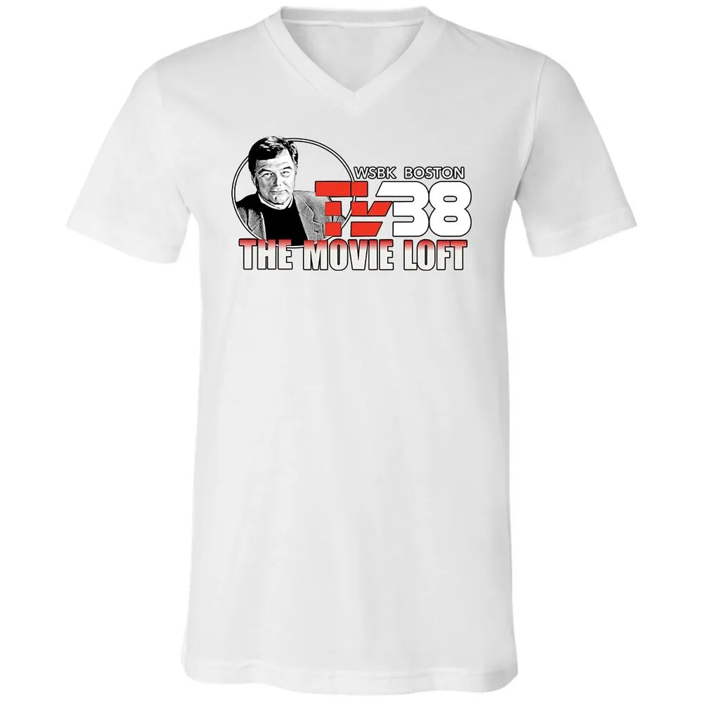 Unisex V-Neck T-Shirt - JQXRQ16J - White - 5