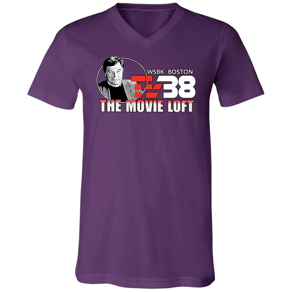 Unisex V-Neck T-Shirt - JQXRQ16J - Team Purple - 9