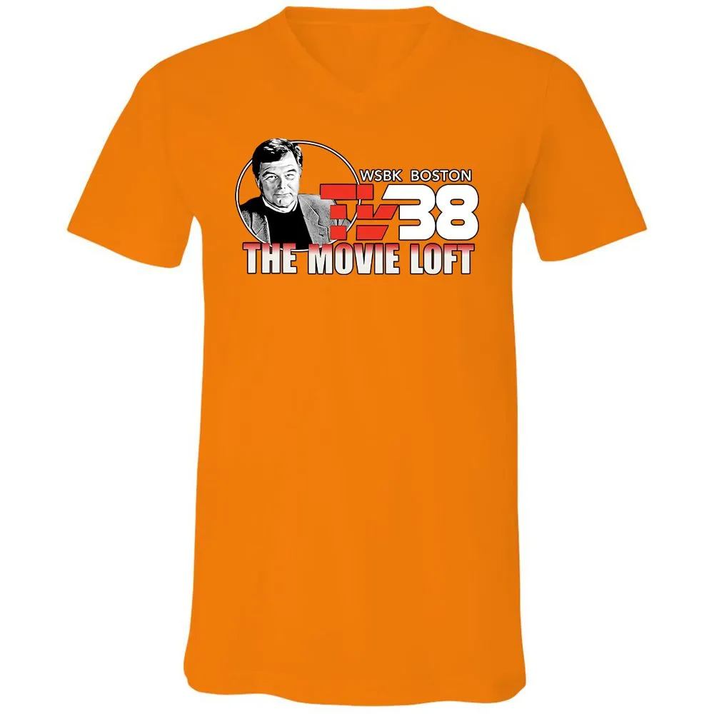 Unisex V-Neck T-Shirt - JQXRQ16J - Orange - 11