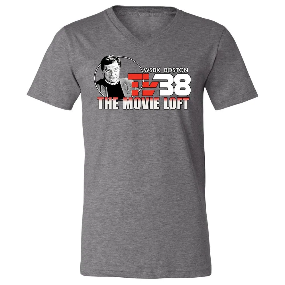 Unisex V-Neck T-Shirt - JQXRQ16J - Deep Heather - 13
