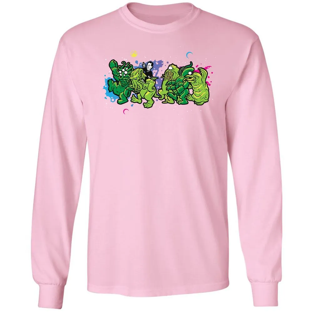 Long Sleeve T-Shirt - A6VXN9G8 - Light Pink - 3