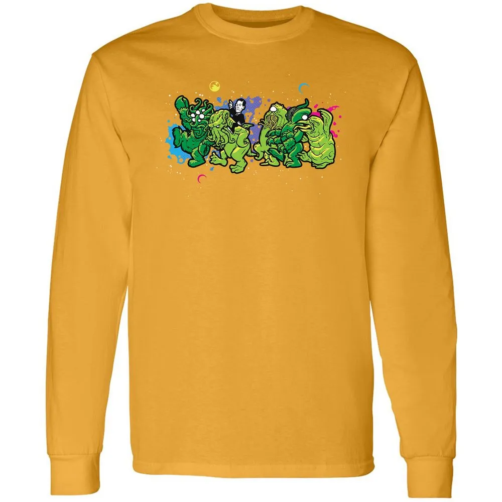 Long Sleeve T-Shirt - A6VXN9G8 - Gold - 9