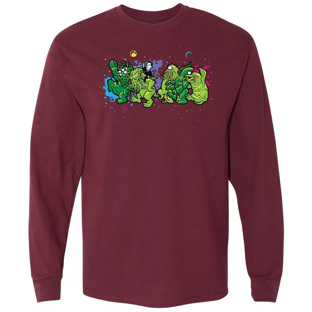 Long Sleeve T-Shirt - A6VXN9G8 - Maroon - 11