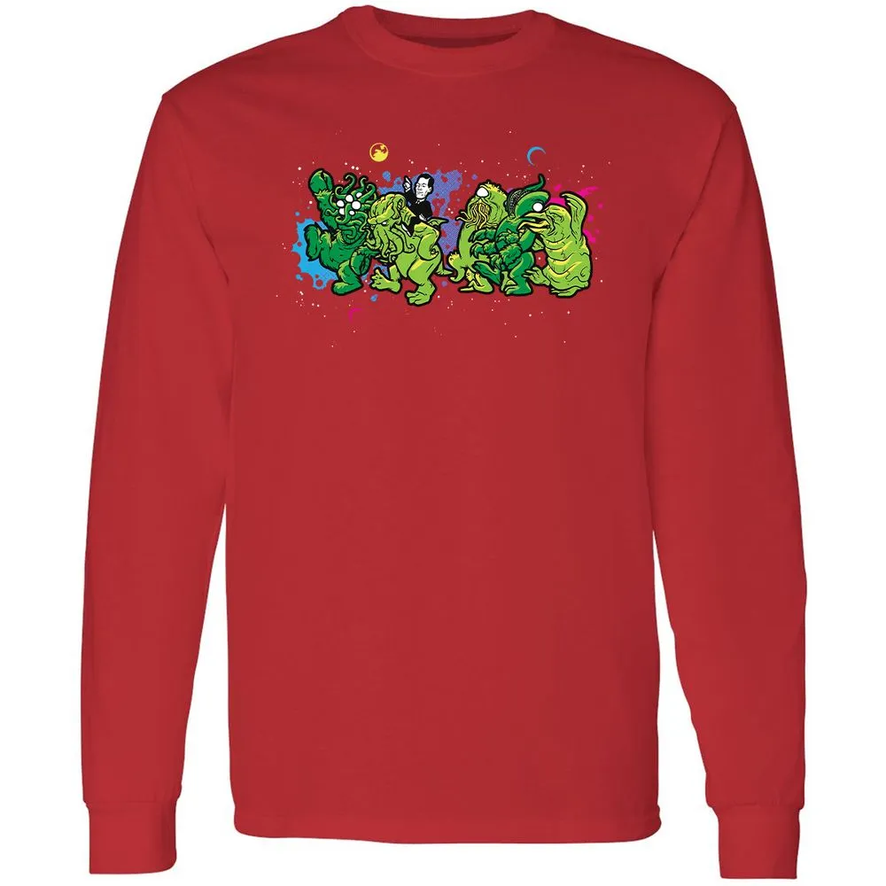 Long Sleeve T-Shirt - A6VXN9G8 - Red - 14