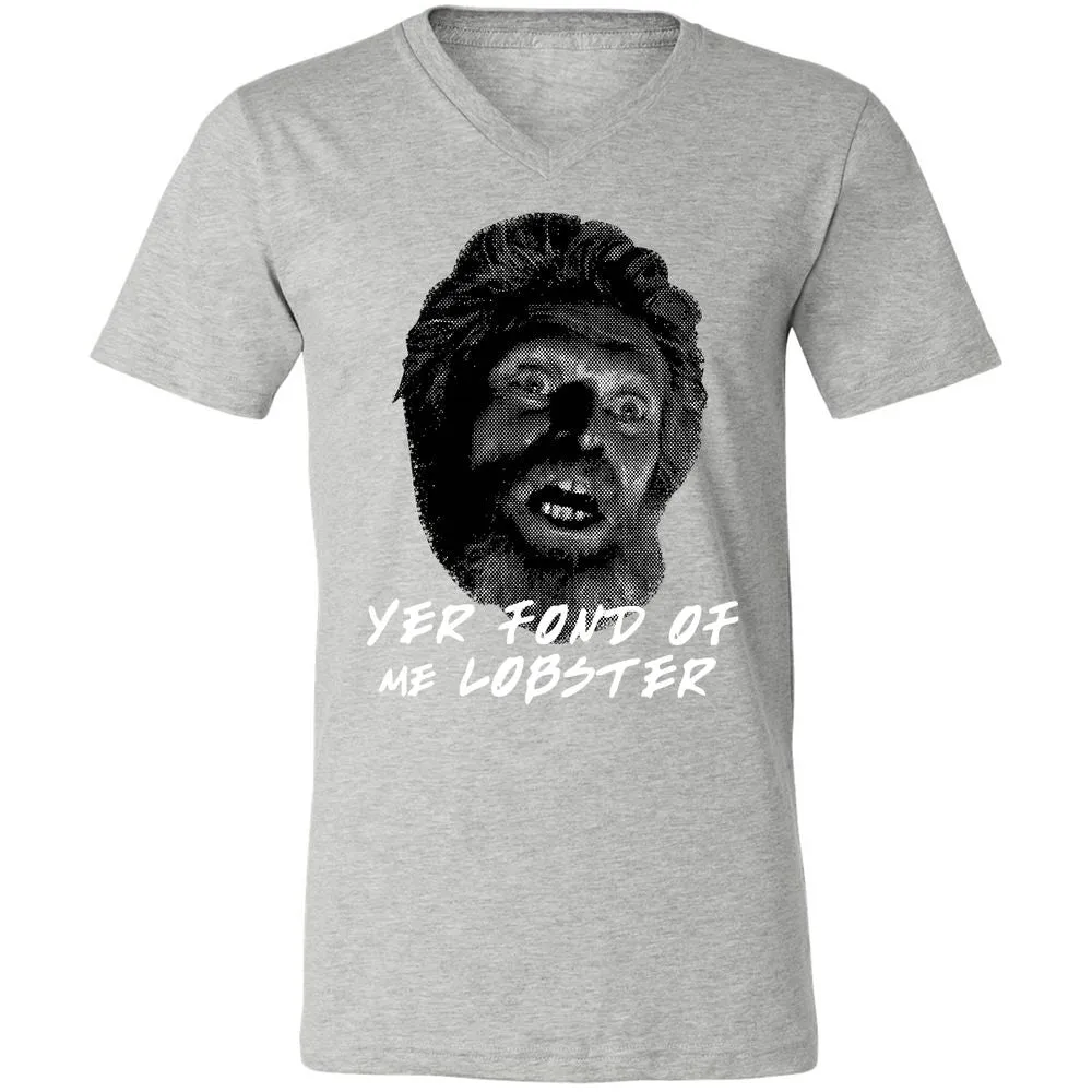 Unisex V-Neck T-Shirt - YQK4AUJL - Athletic Heather - 7