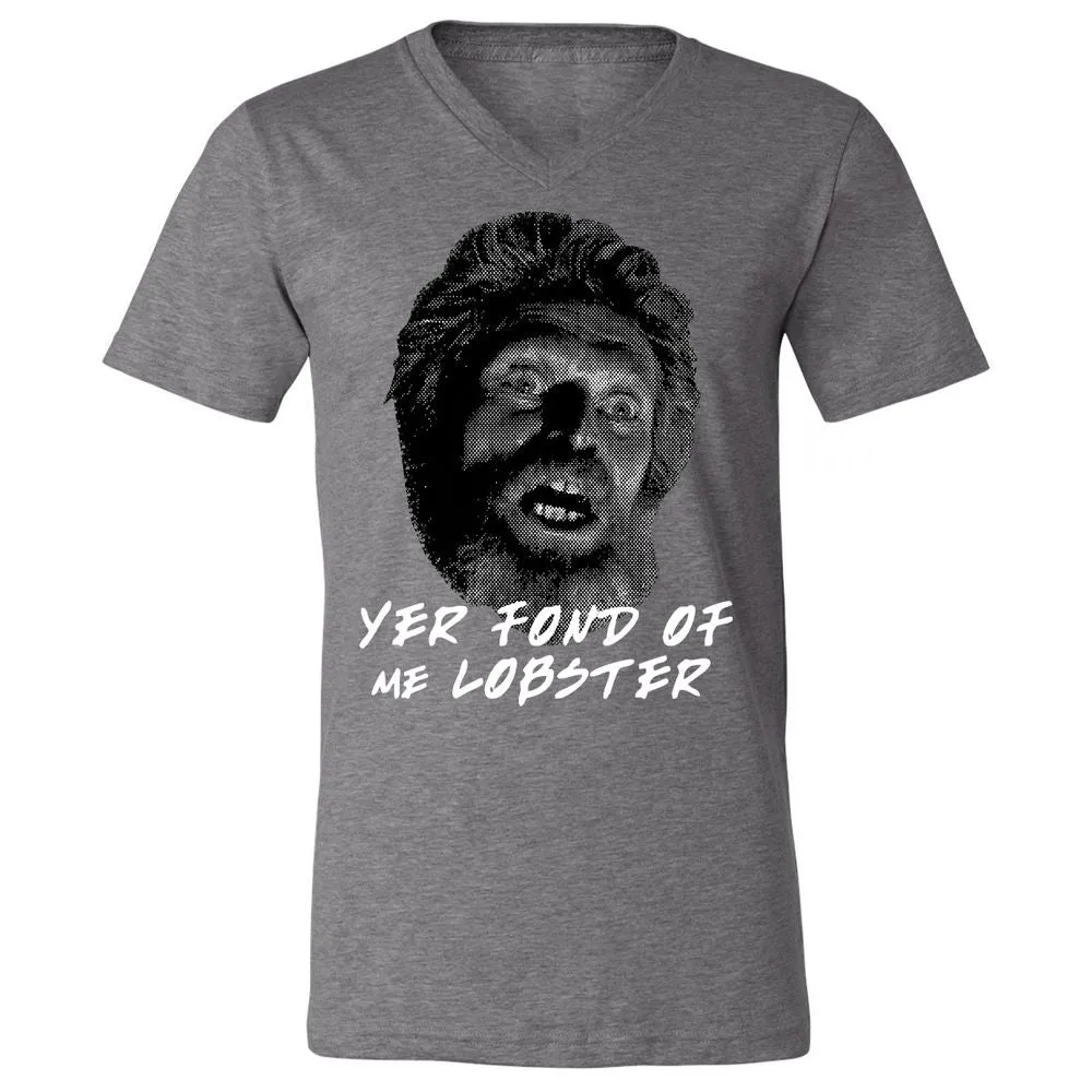 Unisex V-Neck T-Shirt - YQK4AUJL - Deep Heather - 13