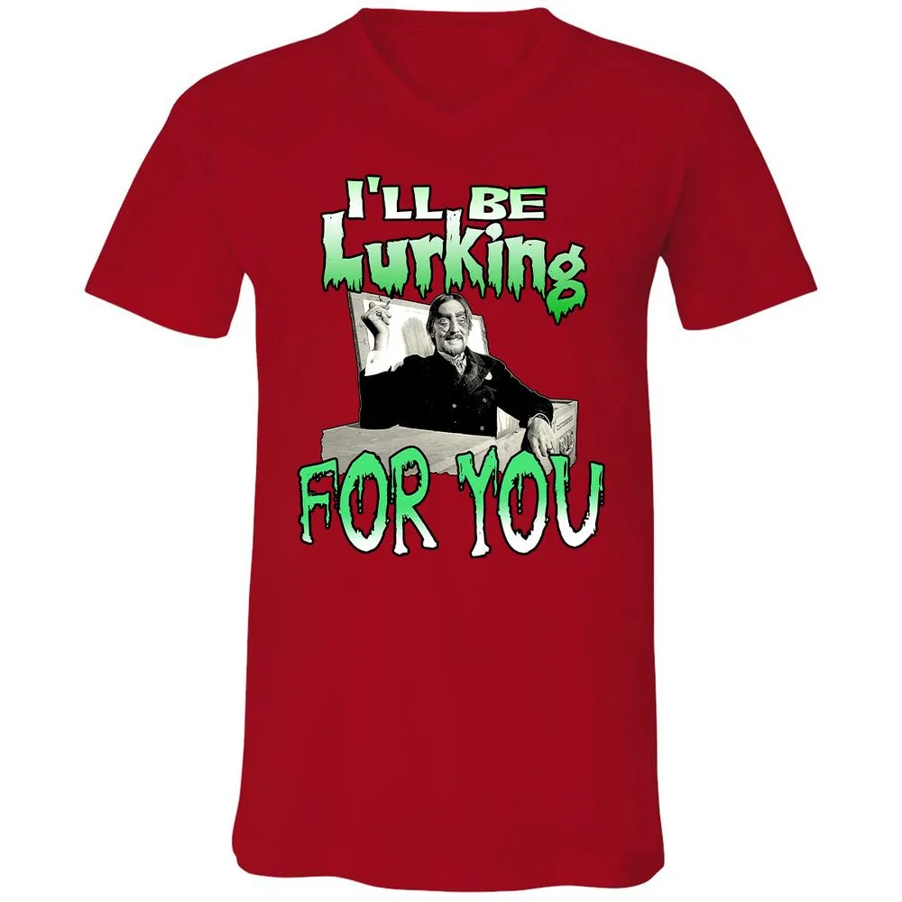 Unisex V-Neck T-Shirt - HTW4R57V - Red - 3