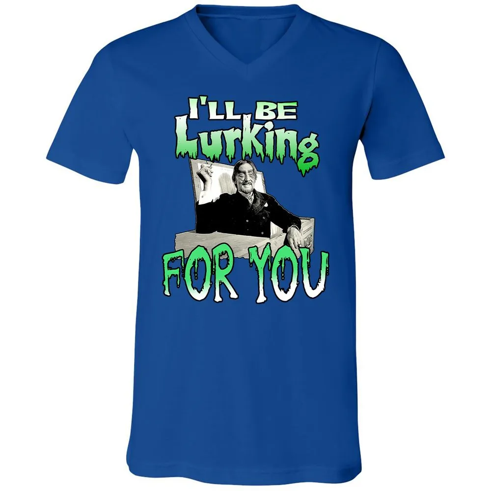 Unisex V-Neck T-Shirt - HTW4R57V - True Royal - 4