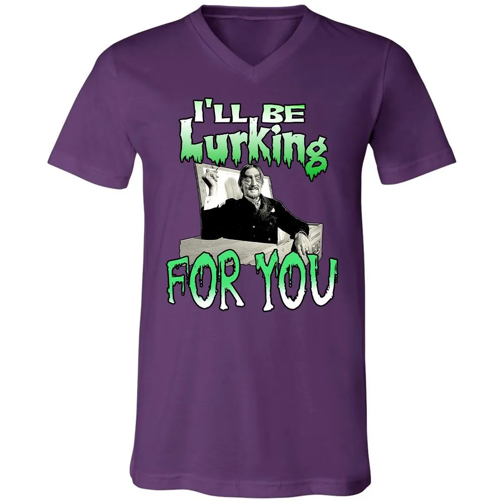 Unisex V-Neck T-Shirt - HTW4R57V - Team Purple - 9