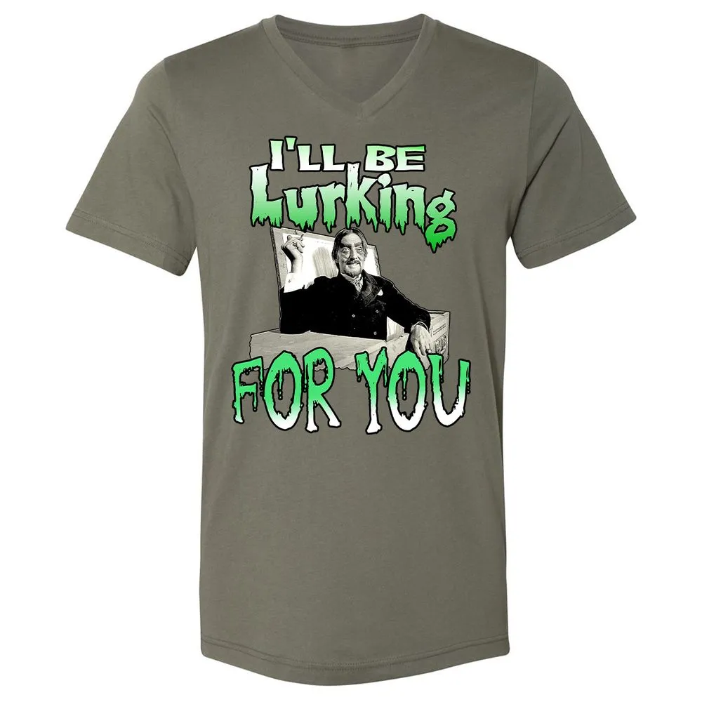 Unisex V-Neck T-Shirt - HTW4R57V - Military Green - 10