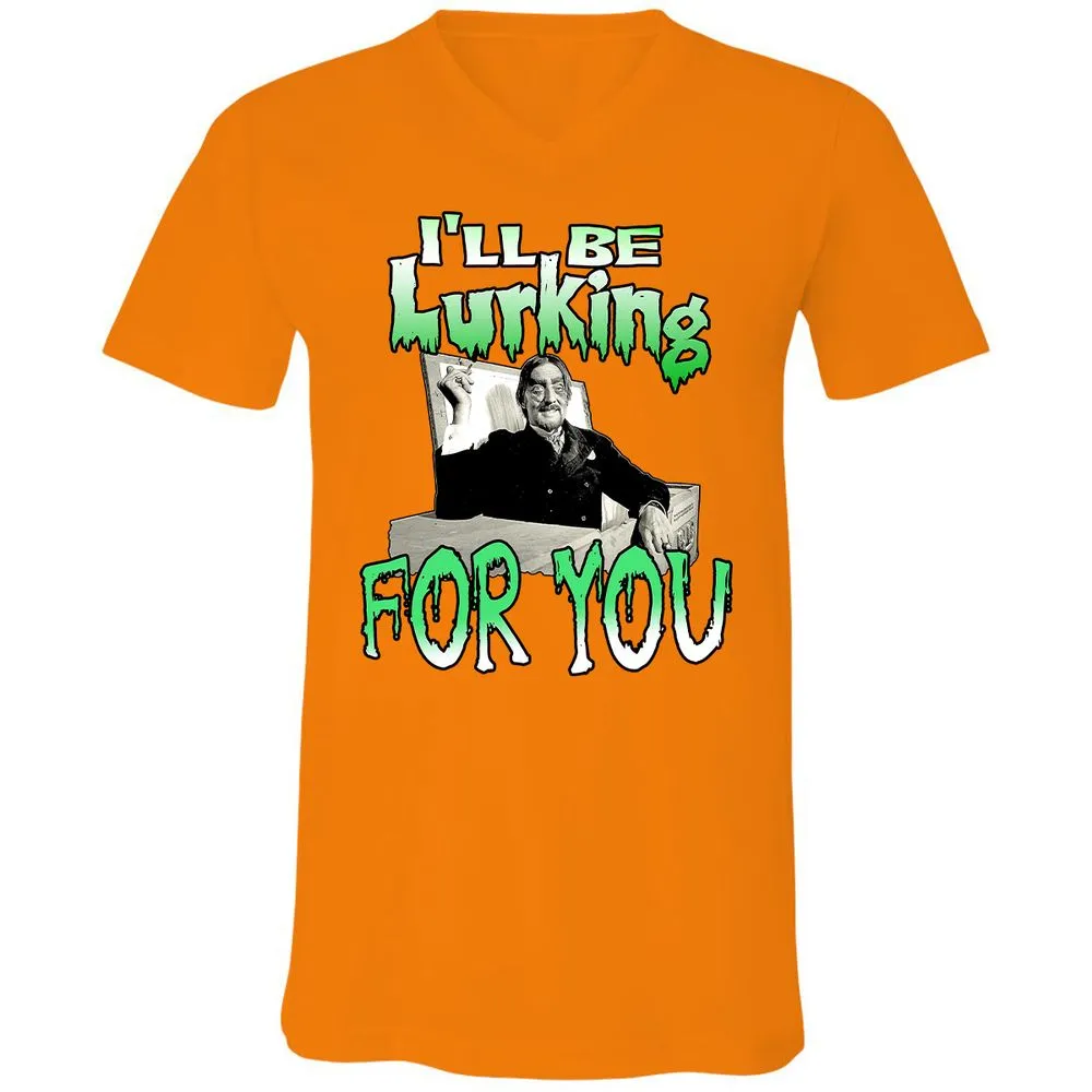 Unisex V-Neck T-Shirt - HTW4R57V - Orange - 11