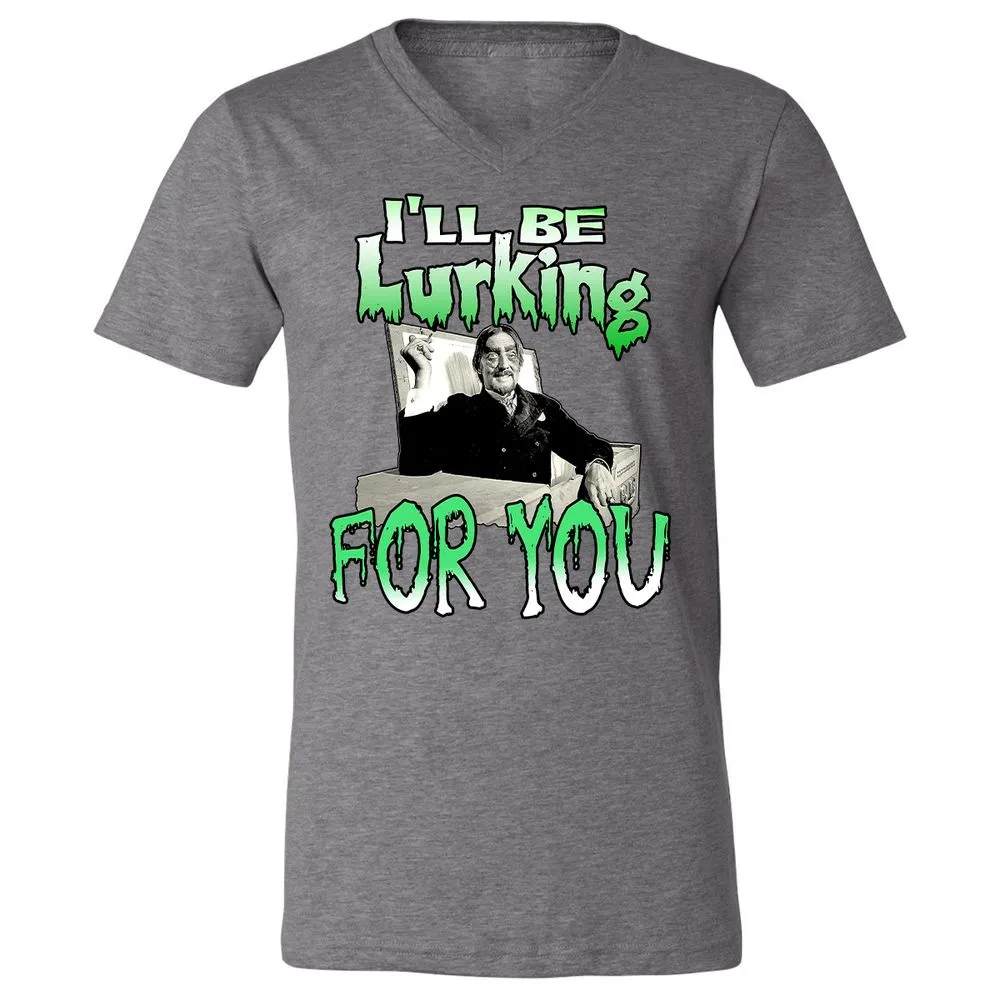 Unisex V-Neck T-Shirt - HTW4R57V - Deep Heather - 13