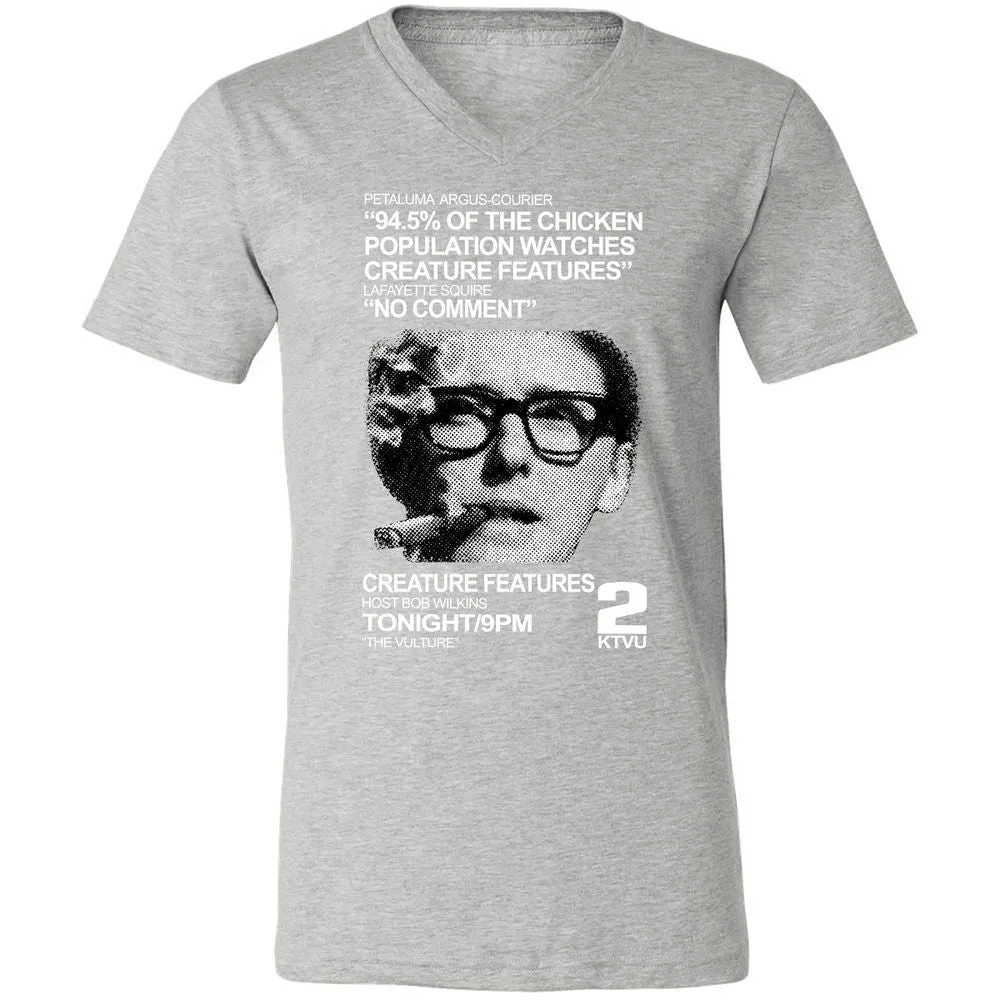 Unisex V-Neck T-Shirt - YNZ2LCQF - Athletic Heather - 7