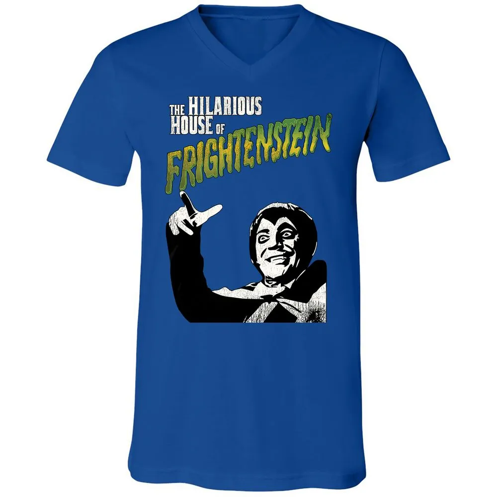 Unisex V-Neck T-Shirt - 8NS4EPXG - True Royal - 4