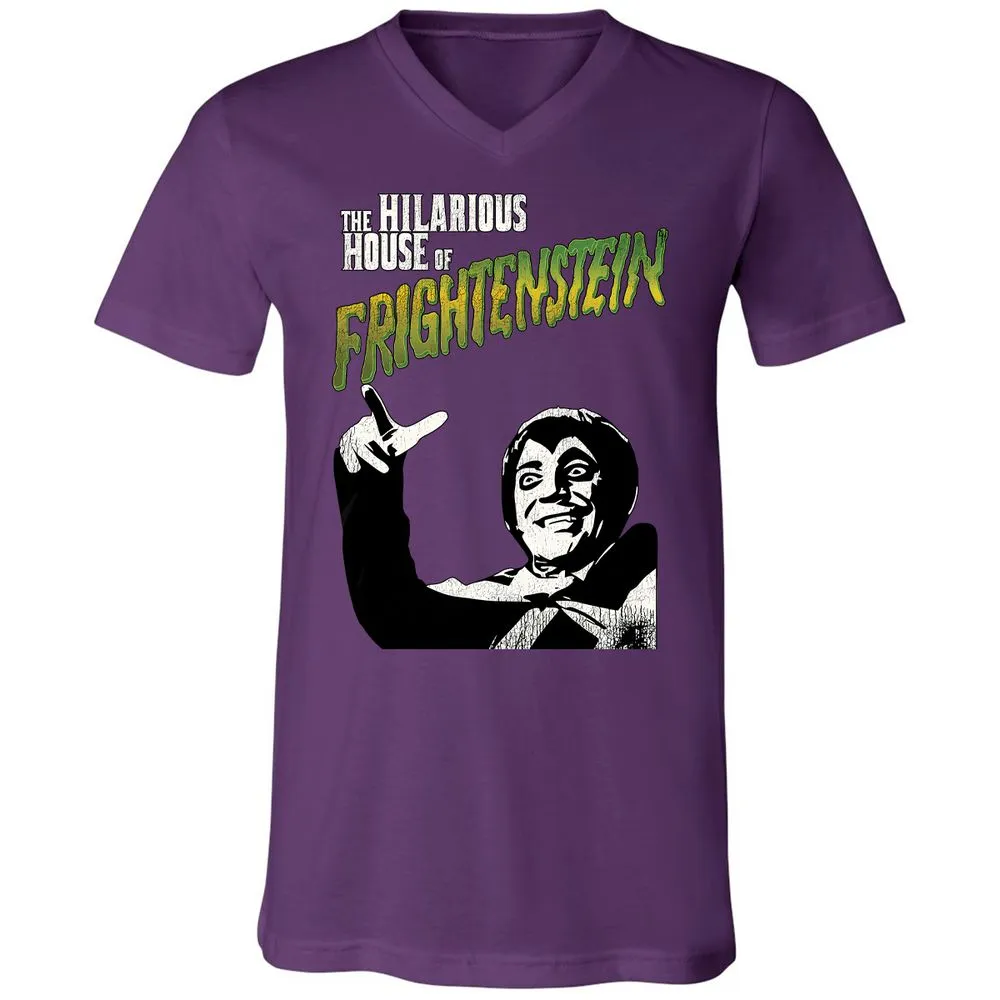 Unisex V-Neck T-Shirt - 8NS4EPXG - Team Purple - 9