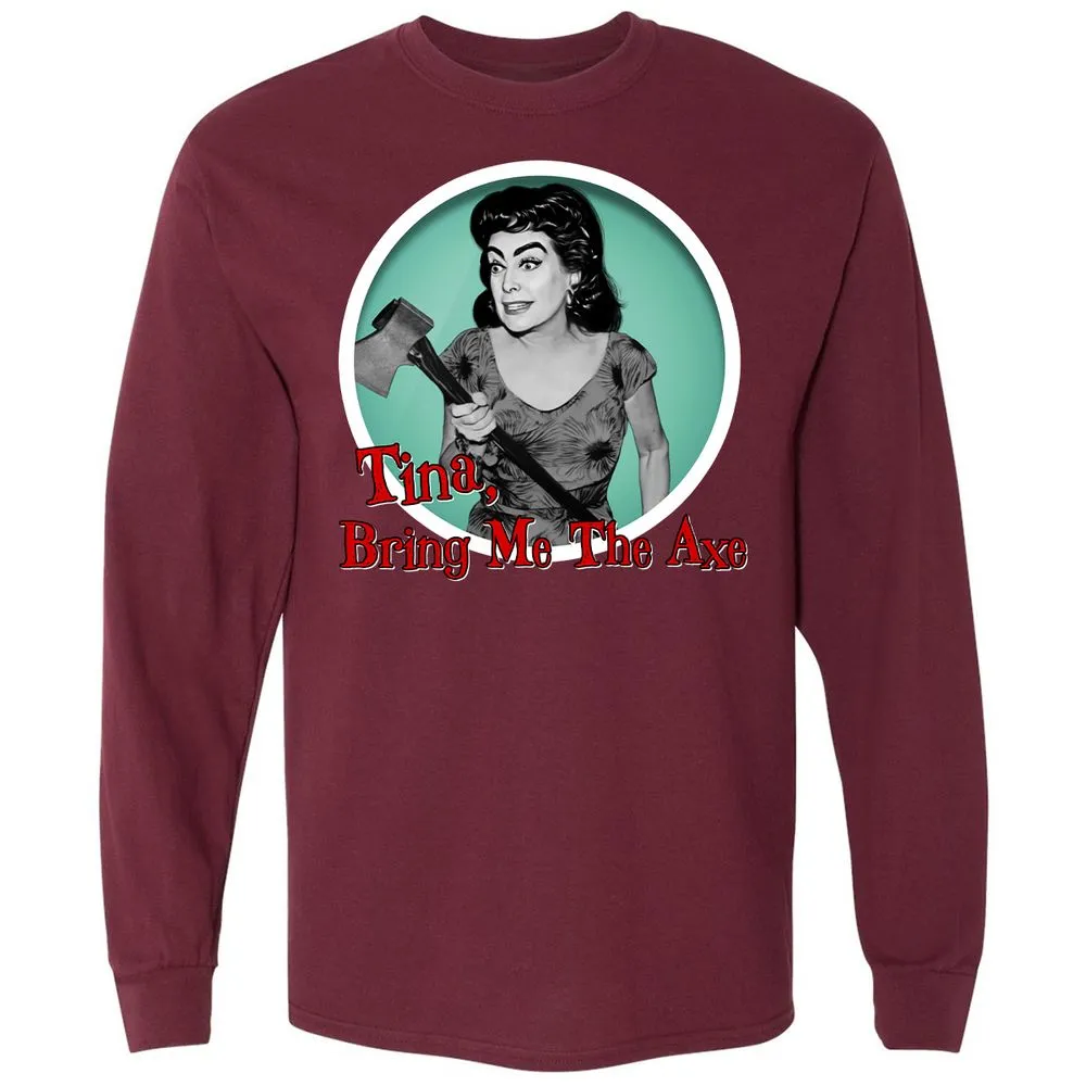 Long Sleeve T-Shirt - FEWX9KWM - Maroon - 11