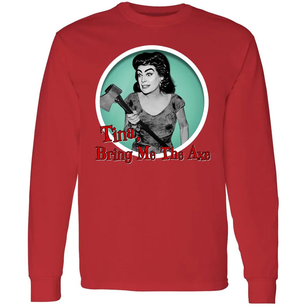 Long Sleeve T-Shirt - FEWX9KWM - Red - 14