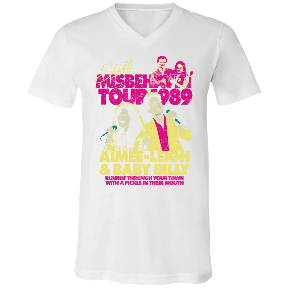 Unisex V-Neck T-Shirt - S1R1LEF7 - White - 5
