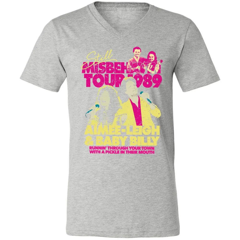 Unisex V-Neck T-Shirt - S1R1LEF7 - Athletic Heather - 7
