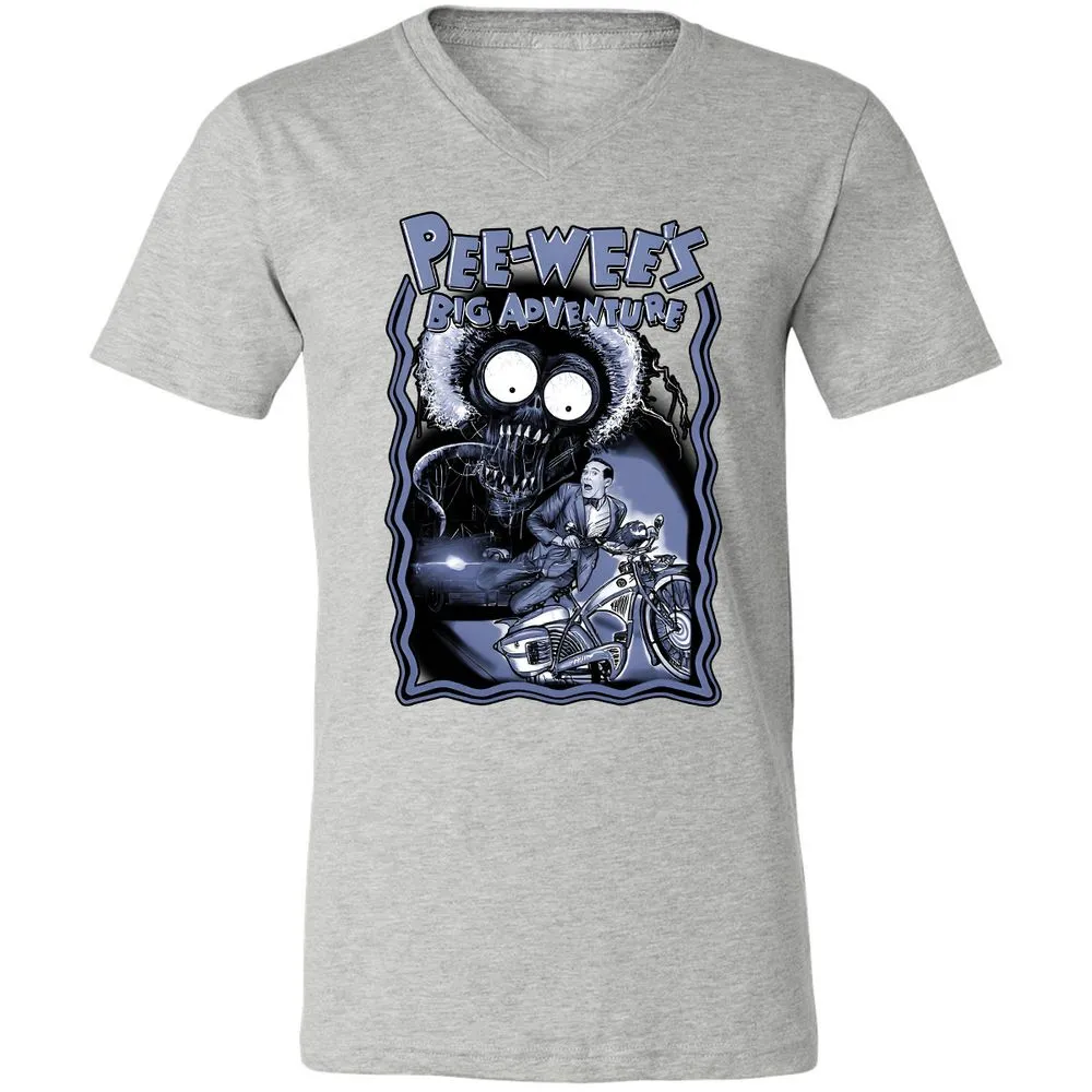 Unisex V-Neck T-Shirt - K518JZC9 - Athletic Heather - 7