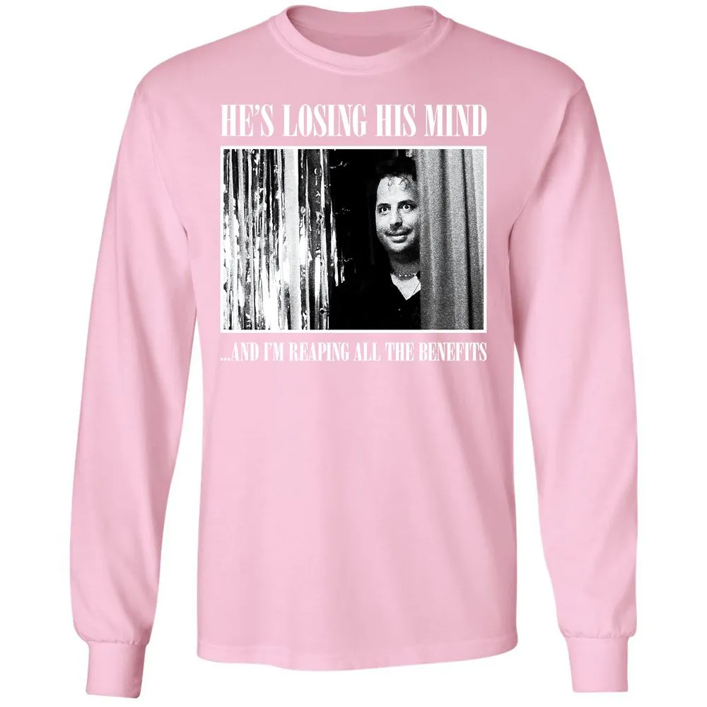 Long Sleeve T-Shirt - WU2B7Z8L - Light Pink - 3