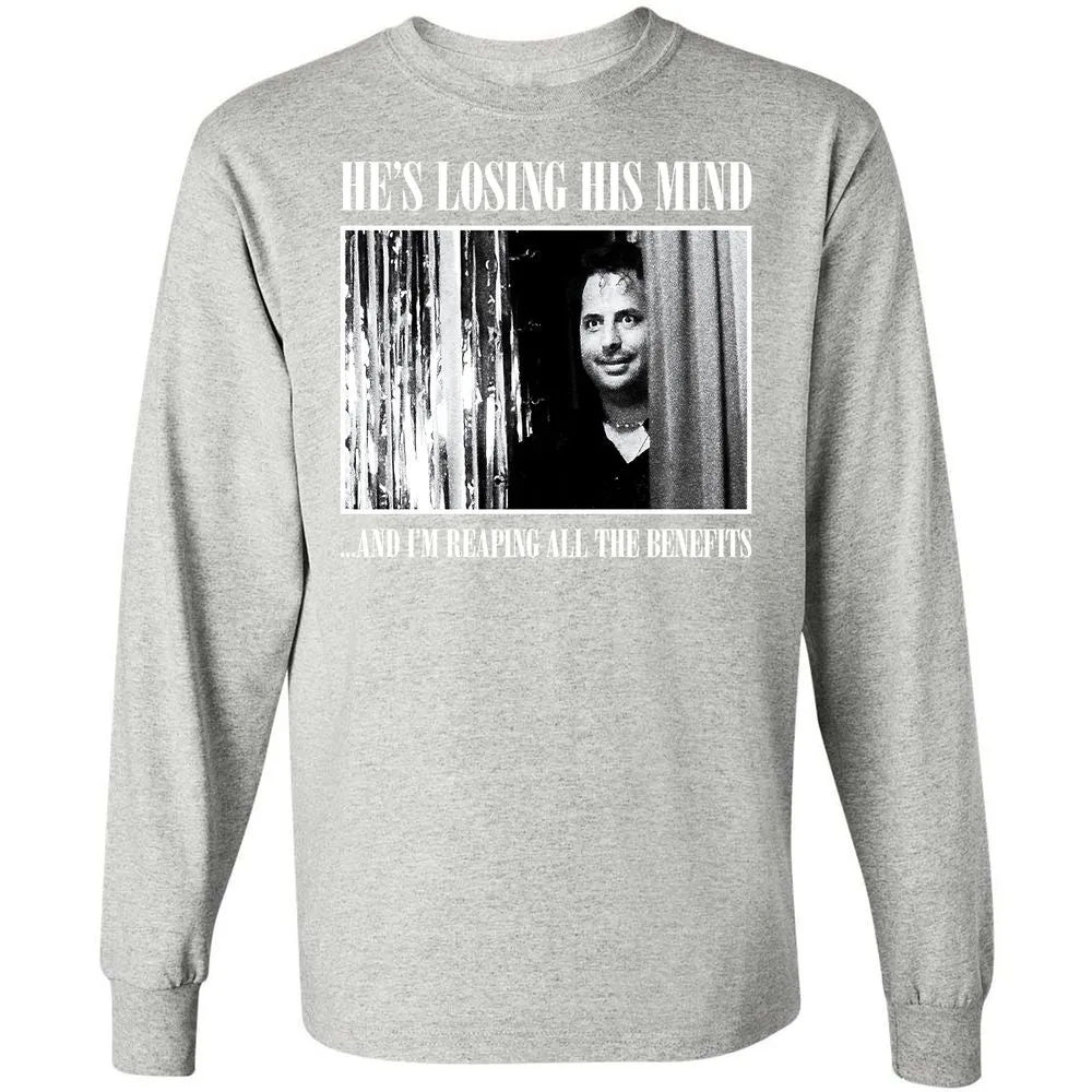 Long Sleeve T-Shirt - WU2B7Z8L - Ash - 7