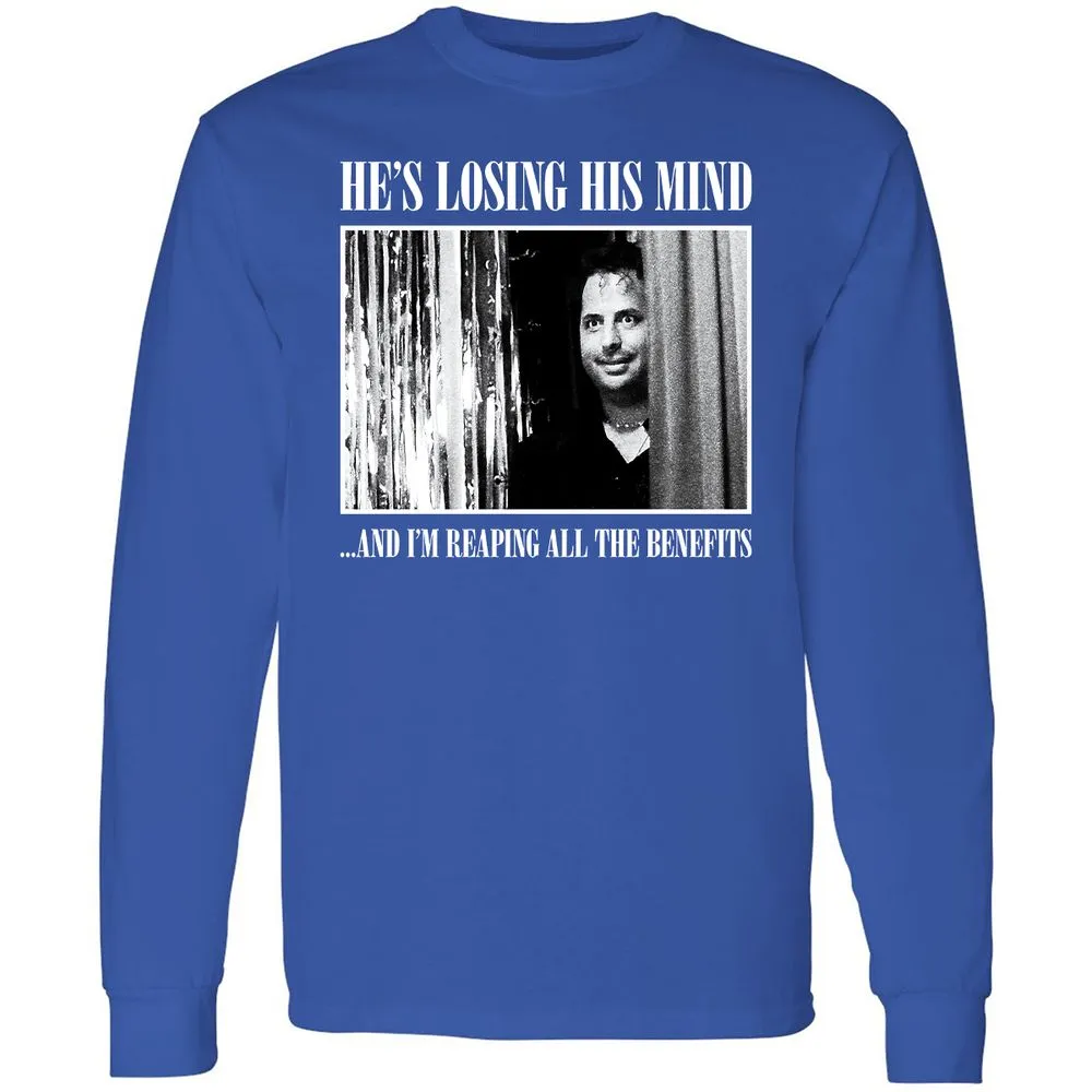 Long Sleeve T-Shirt - WU2B7Z8L - Royal - 8