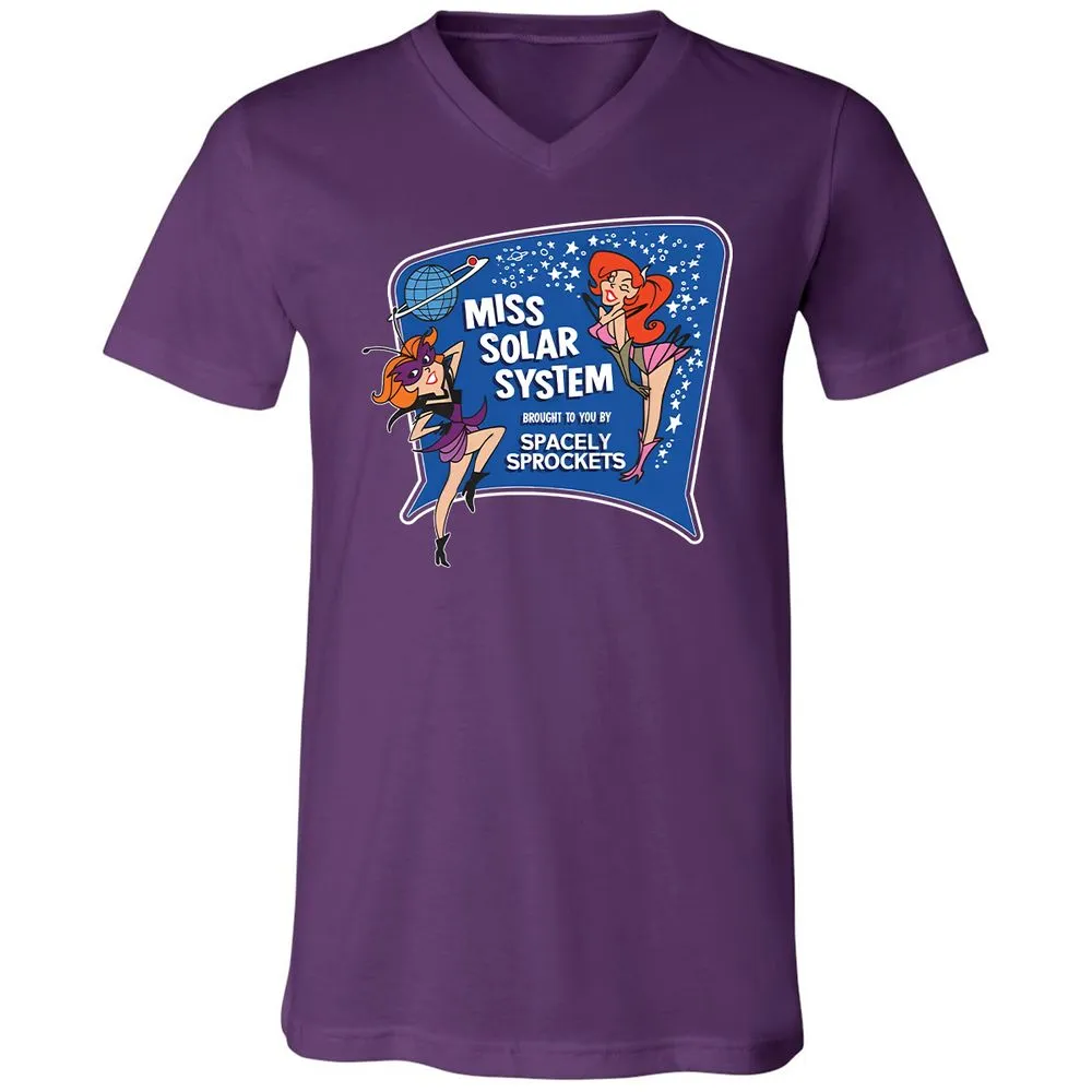 Unisex V-Neck T-Shirt - 53KA71NW - Team Purple - 9