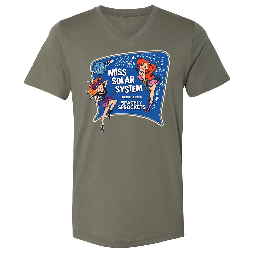 Unisex V-Neck T-Shirt - 53KA71NW - Military Green - 10
