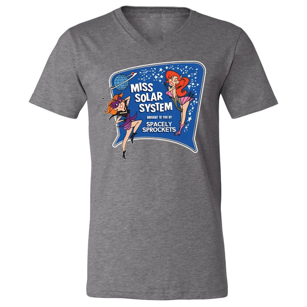 Unisex V-Neck T-Shirt - 53KA71NW - Deep Heather - 13