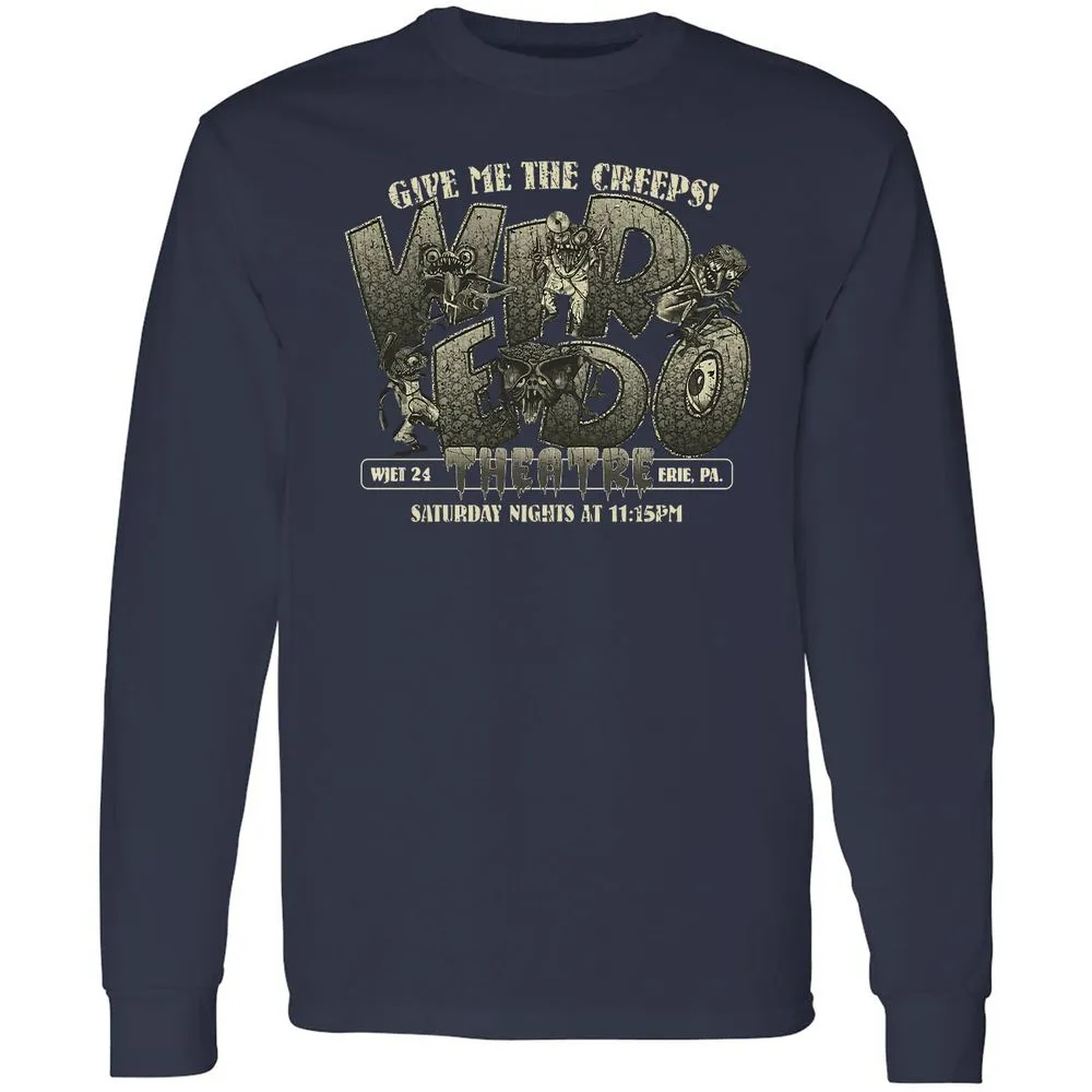 Long Sleeve T-Shirt - WWLY4PEK - Navy - 2