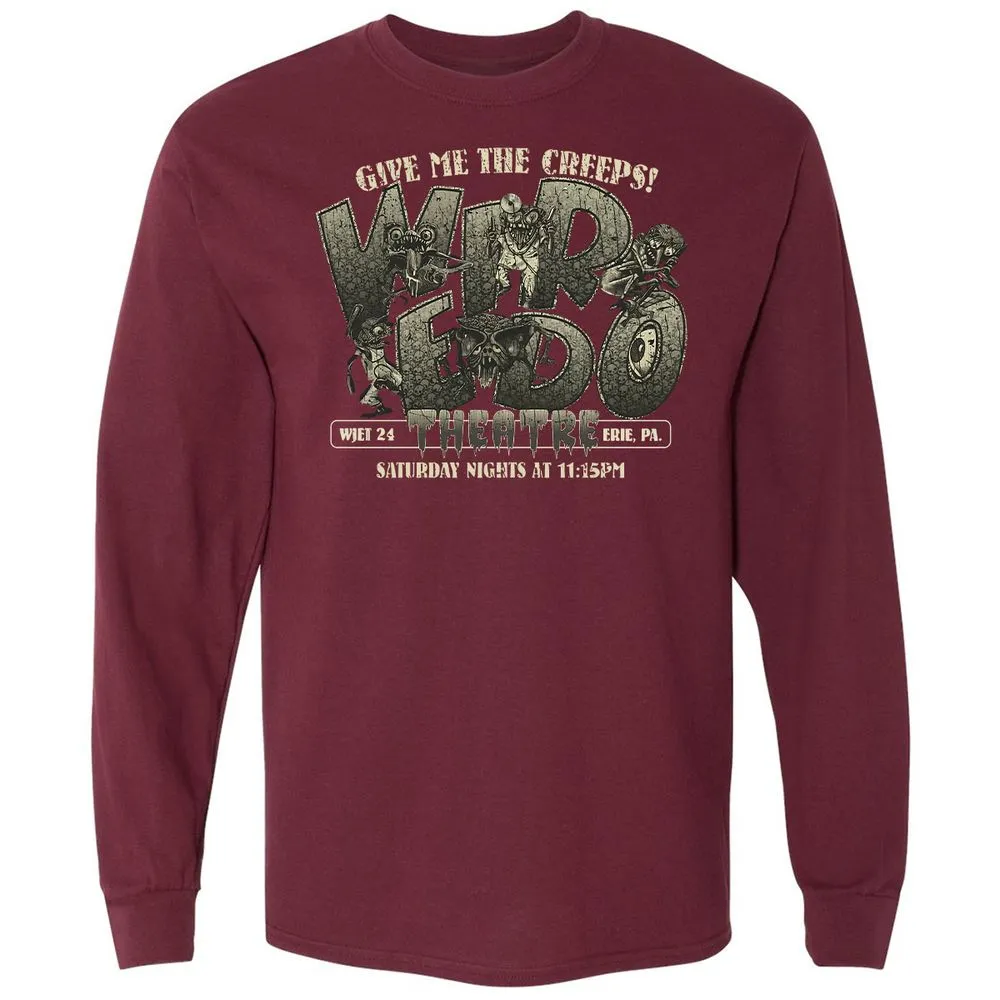 Long Sleeve T-Shirt - WWLY4PEK - Maroon - 11