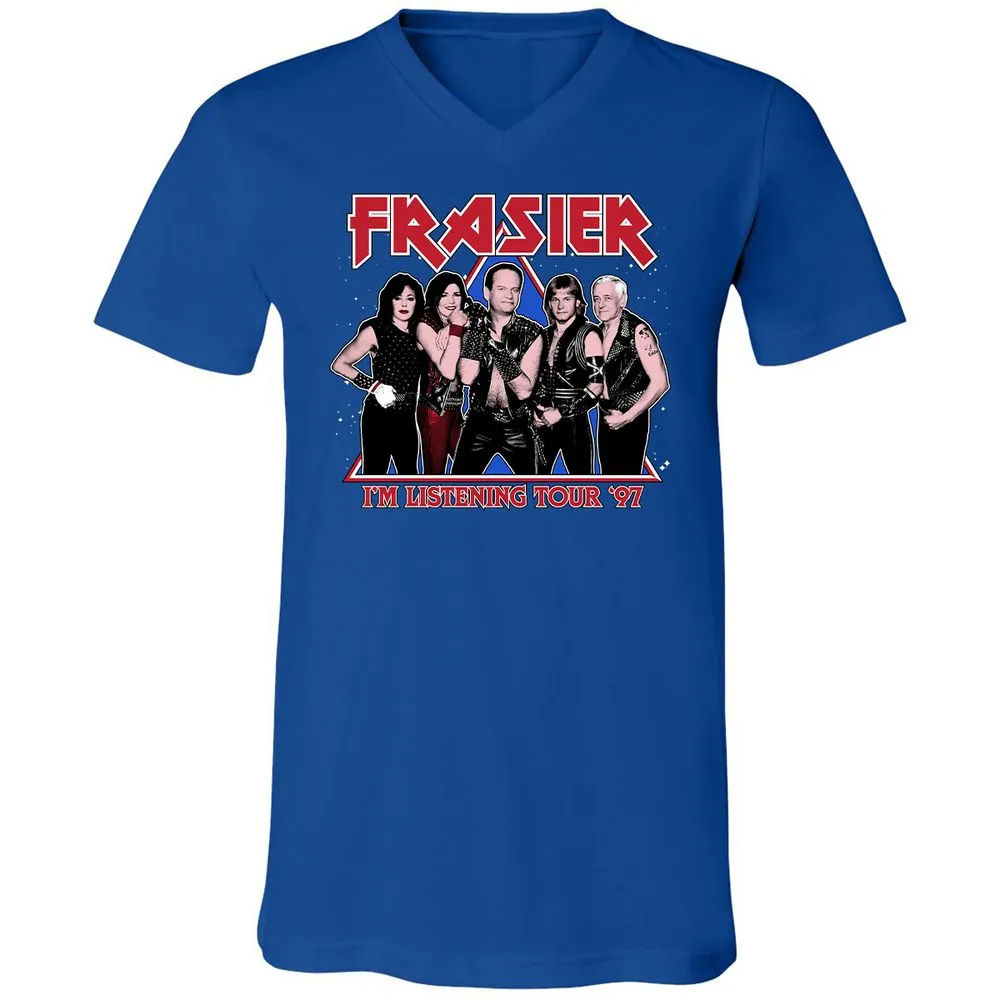 Unisex V-Neck T-Shirt - 875MG6PD - True Royal - 4