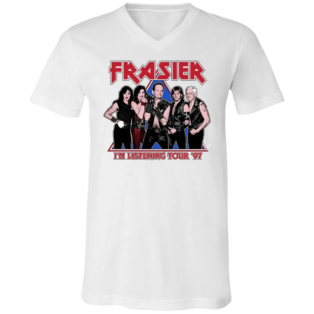 Unisex V-Neck T-Shirt - 875MG6PD - White - 5