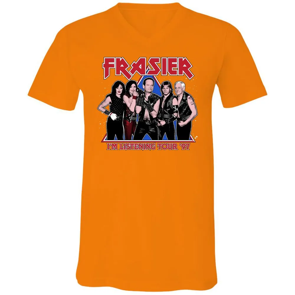 Unisex V-Neck T-Shirt - 875MG6PD - Orange - 11
