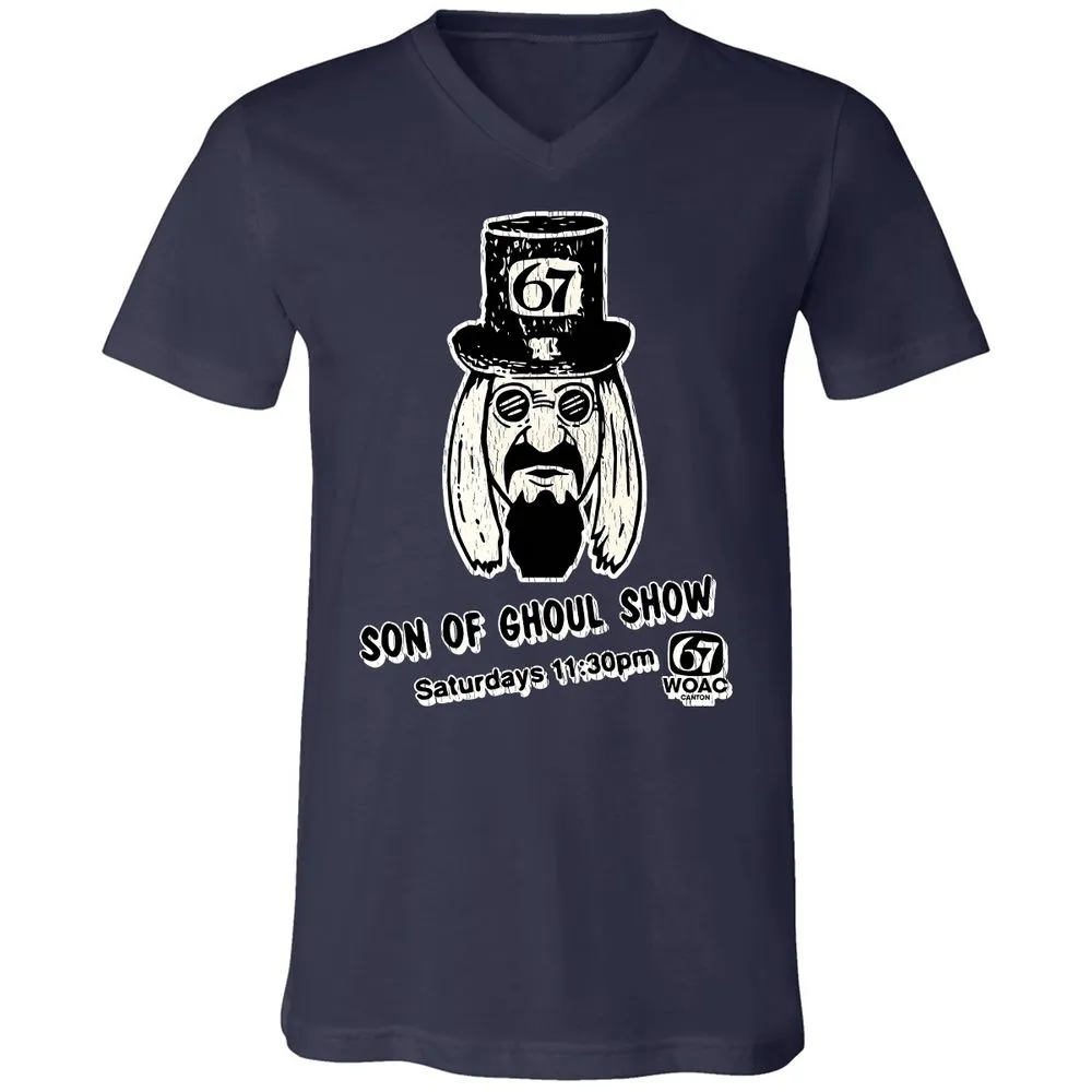 Unisex V-Neck T-Shirt - R5B52KSH - Navy - 2