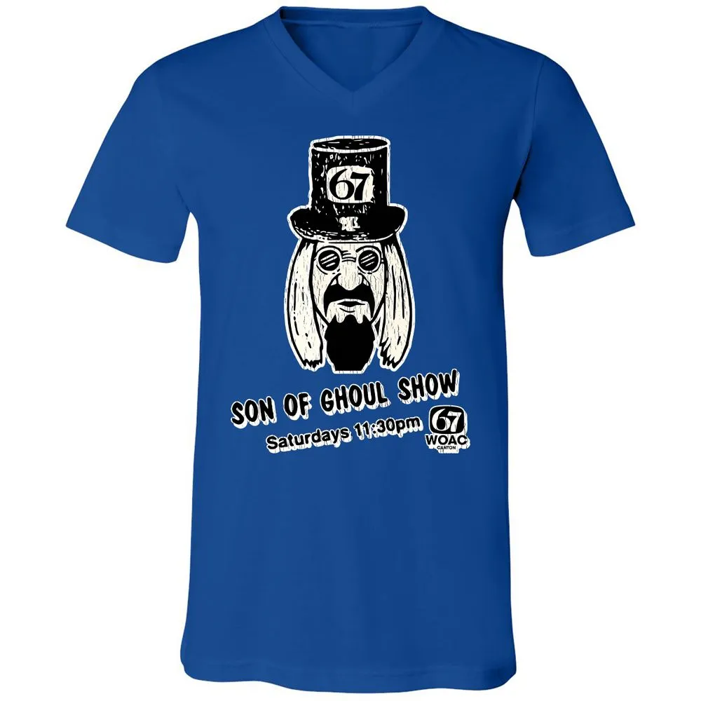 Unisex V-Neck T-Shirt - R5B52KSH - True Royal - 4