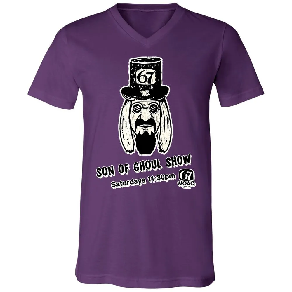 Unisex V-Neck T-Shirt - R5B52KSH - Team Purple - 9