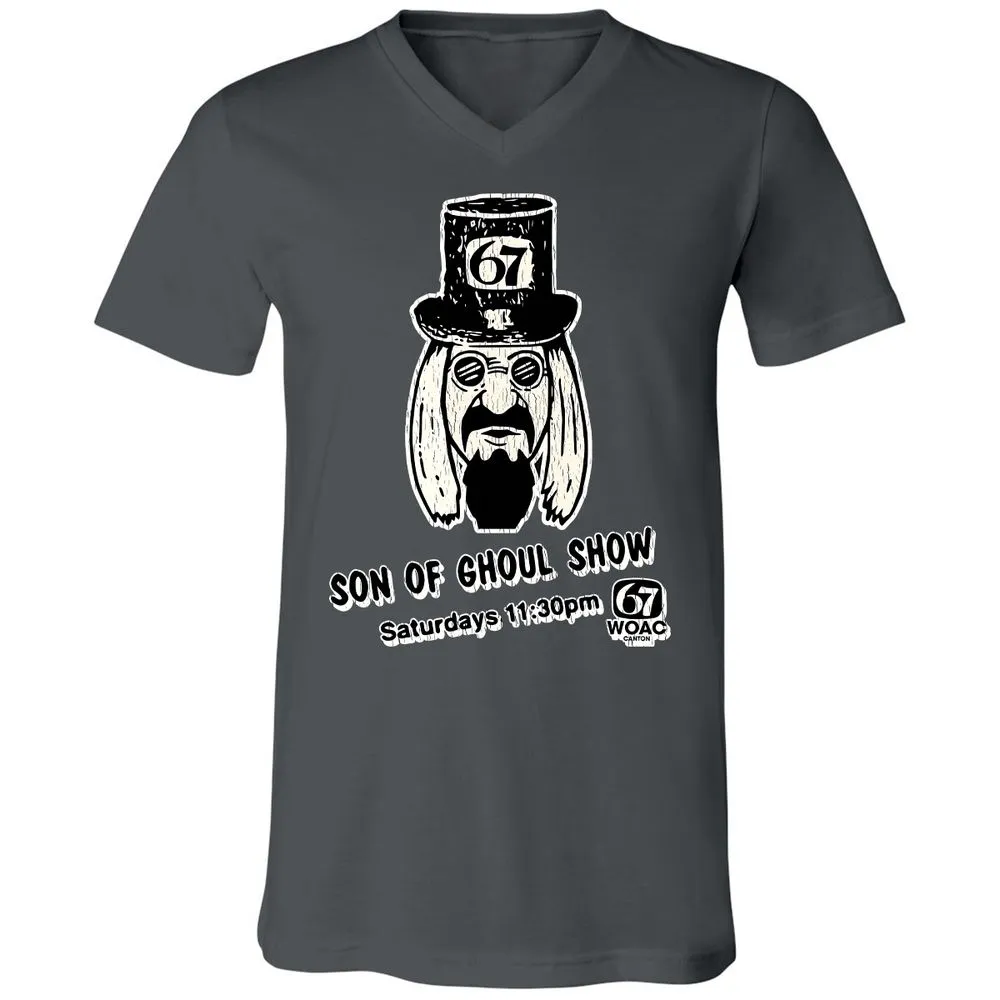 Unisex V-Neck T-Shirt - R5B52KSH - Asphalt - 12