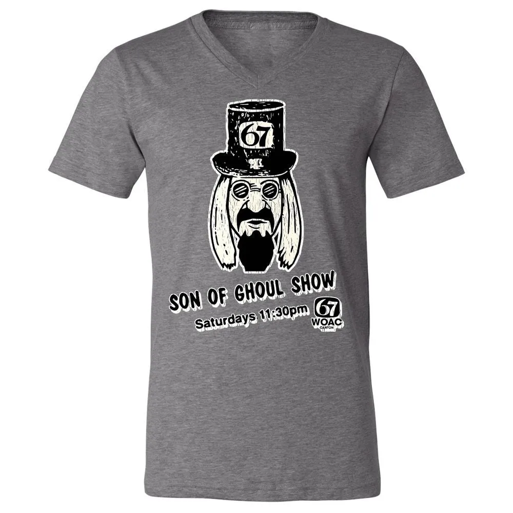 Unisex V-Neck T-Shirt - R5B52KSH - Deep Heather - 13
