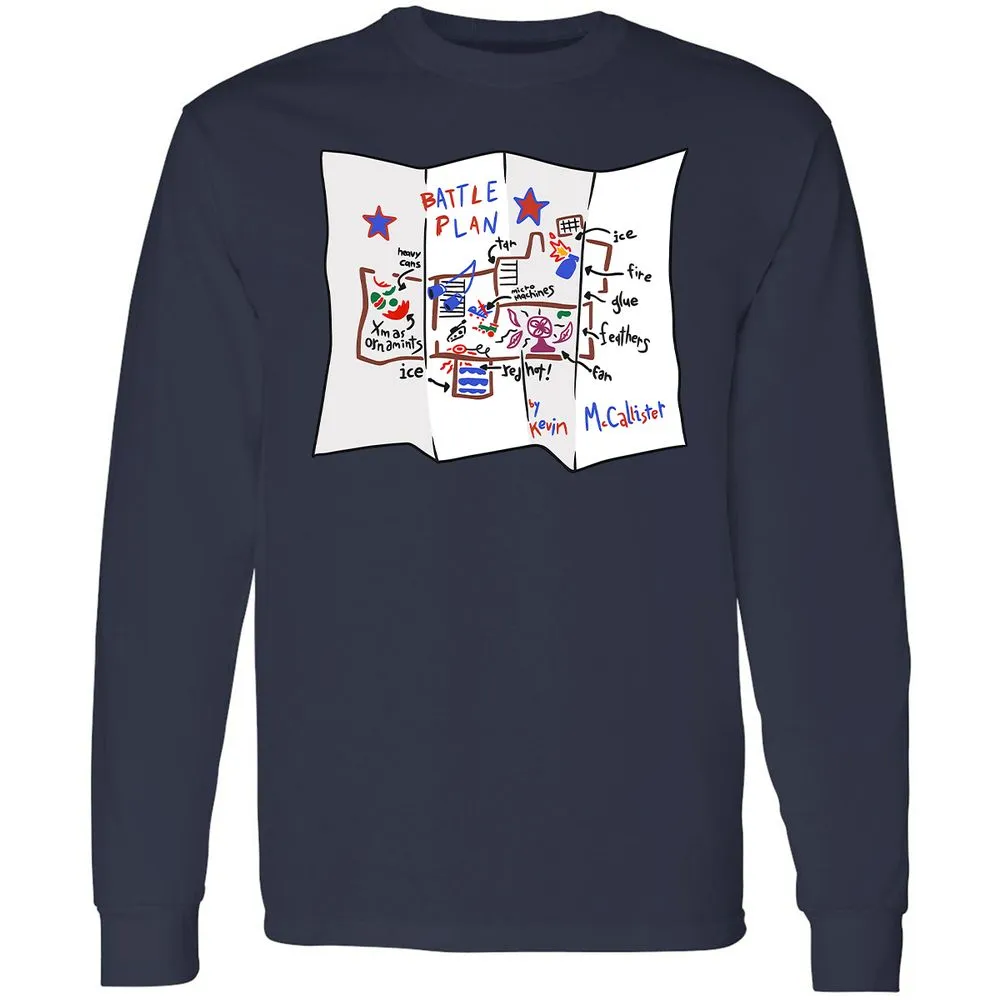 Long Sleeve T-Shirt - VJQUJWR3 - Navy - 2