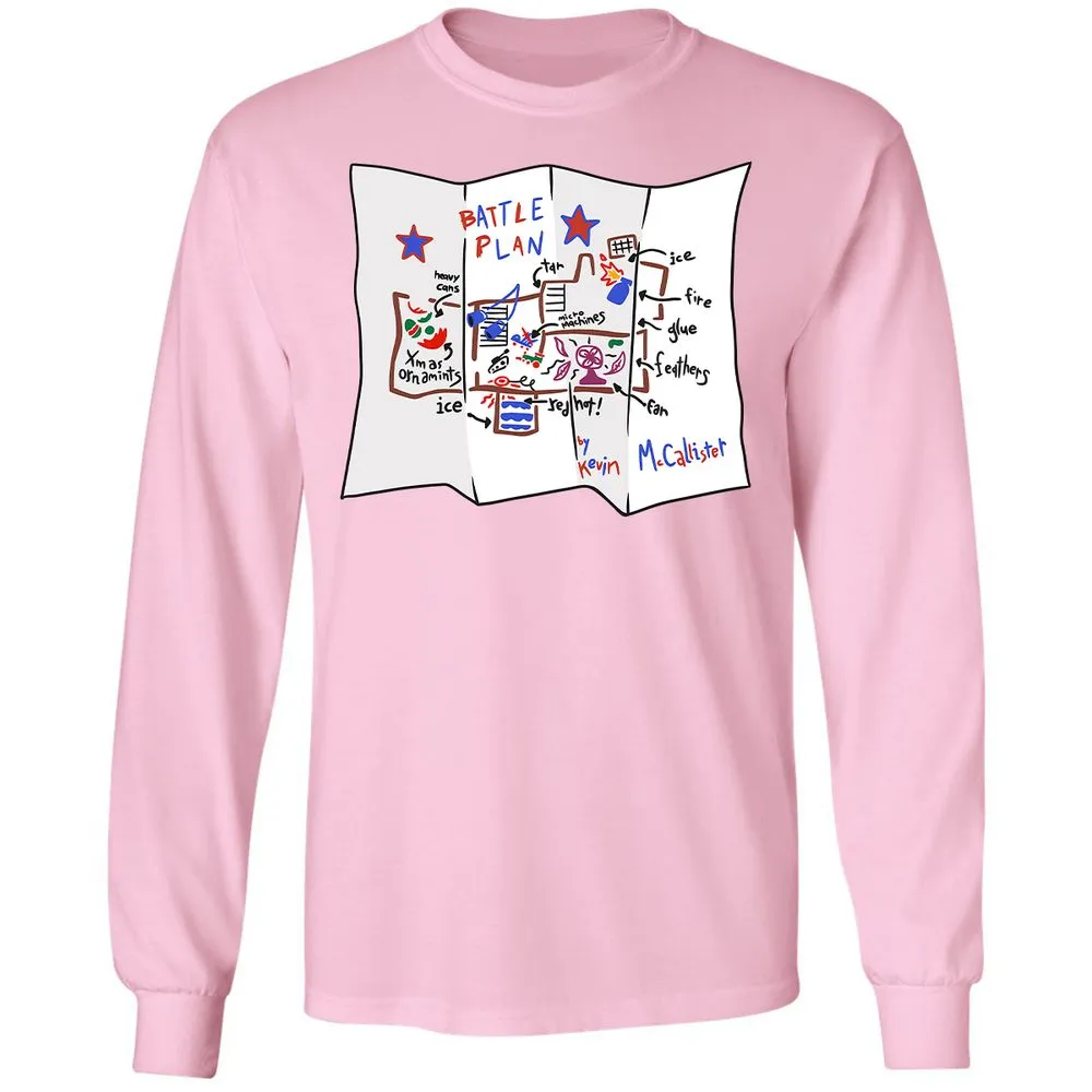 Long Sleeve T-Shirt - VJQUJWR3 - Light Pink - 3